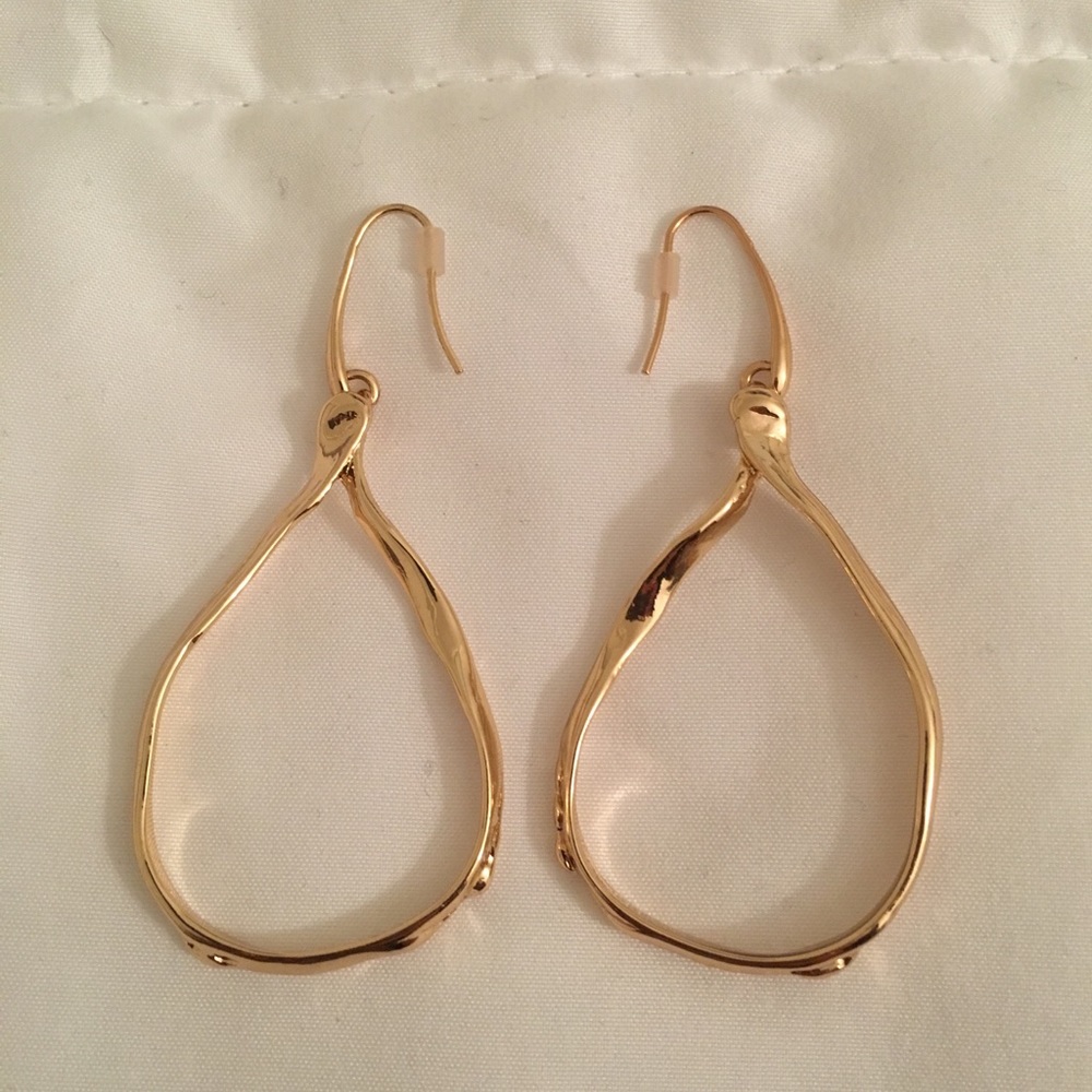 Gold earrings